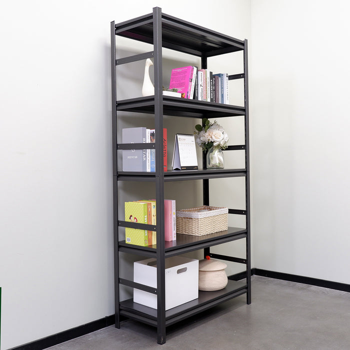 Storage Shelves  5 Tier Heavy Duty Metal Shelving Unit Adjustable Shelving Units and Storage Rack Kitchen Garage Shelf H72 * W35.4 * D15.7