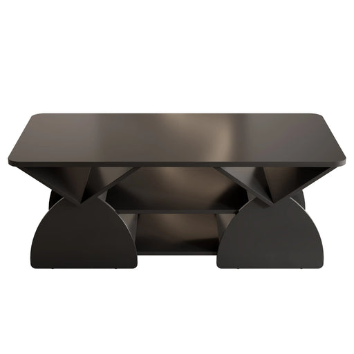 Maeve Geometric Engineered Coffee Table | Glass House Furnishings