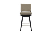 Peppercorn Leather Swivel Bar Stool (Set of 2) Glass House Furnishings