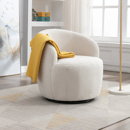 Teddy Fabric Swivel Accent Chair | Glass House Furnishings