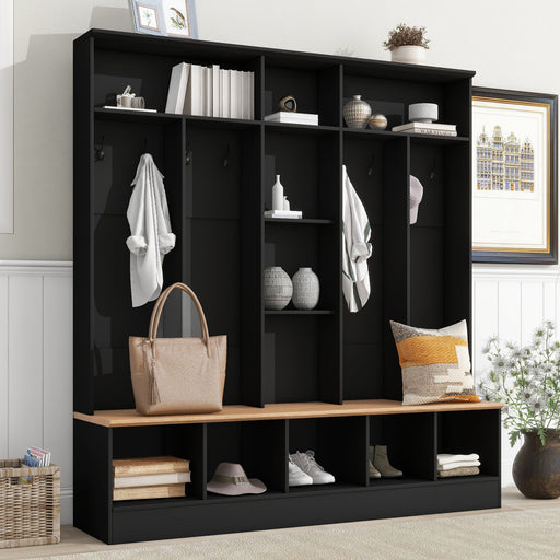 Marlow Black Hall Tree | Glass House Furnishings