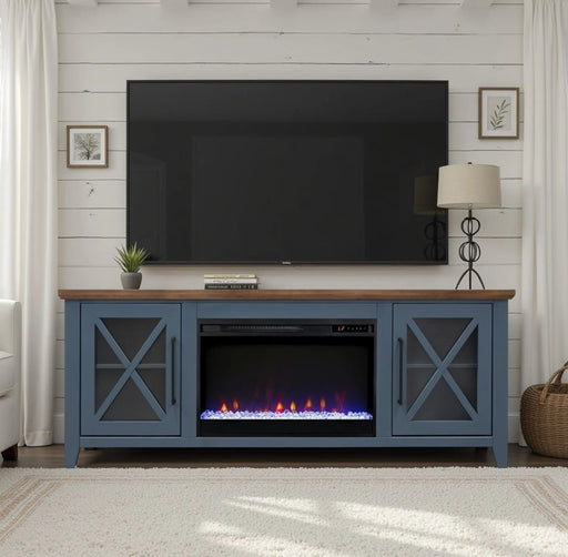 Verona Lane Fireplace Tvs Up TV Stand | Glass House Furnishings