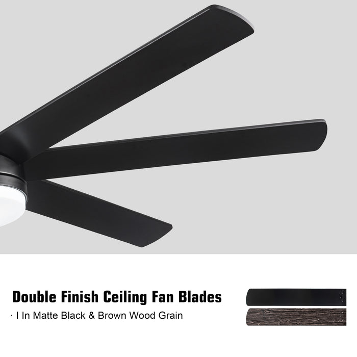 72-inch Farmhouse Ceiling Fan With Plywood Blades, Ideal For Dining Room