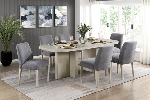 Side Chairs Gray Dining Table | Glass House Furnishings