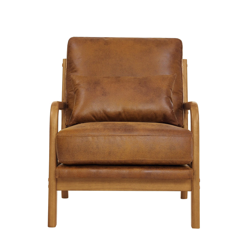Wooden Lounge Chair Glass House Furnishings