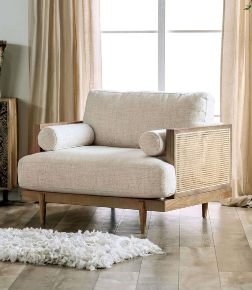 Mid-Century Beautiful Side Bolster Chair | Glass House Furnishings