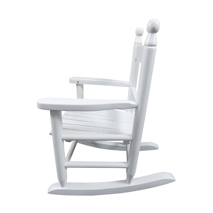 Children's  rocking white chair- Indoor or Outdoor -Suitable for kids-Durable