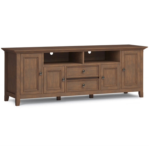 Amherst Wide Wood In TV Stand | Glass House Furnishings