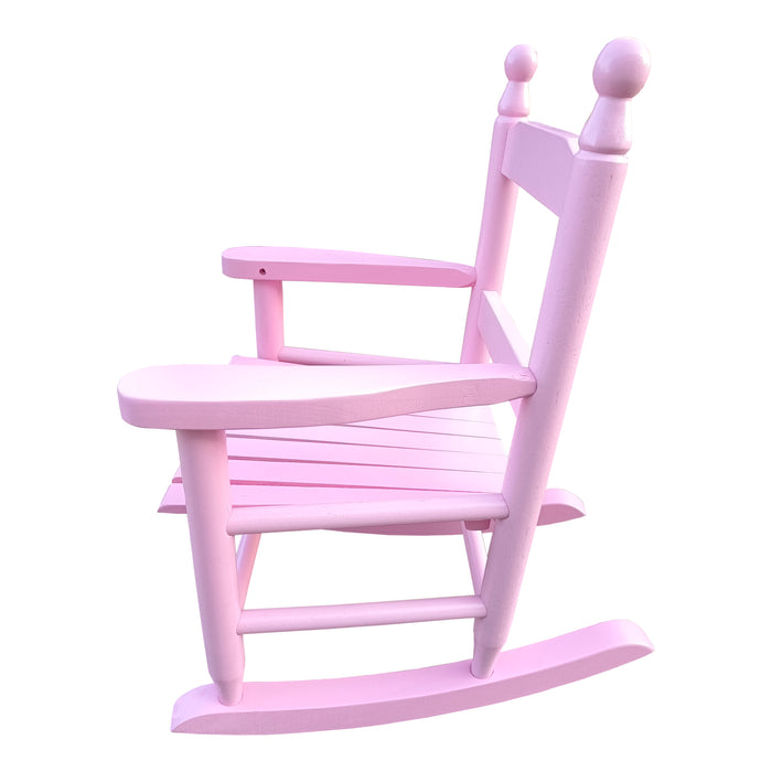 Light Pink Children's Rocking Chair, Indoor/Outdoor, Suitable For Kids, Durable