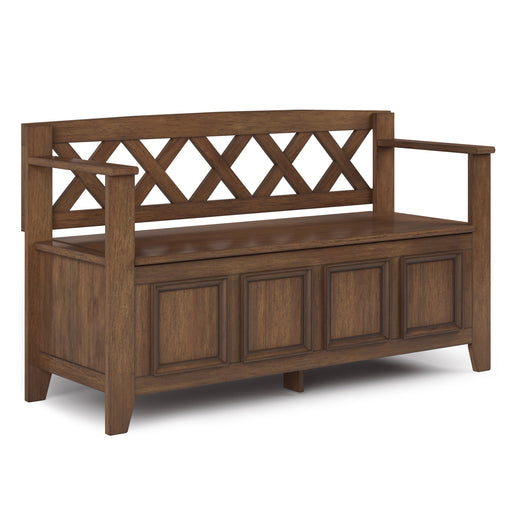 Amherst Rustic Natural Bench | Glass House Furnishings