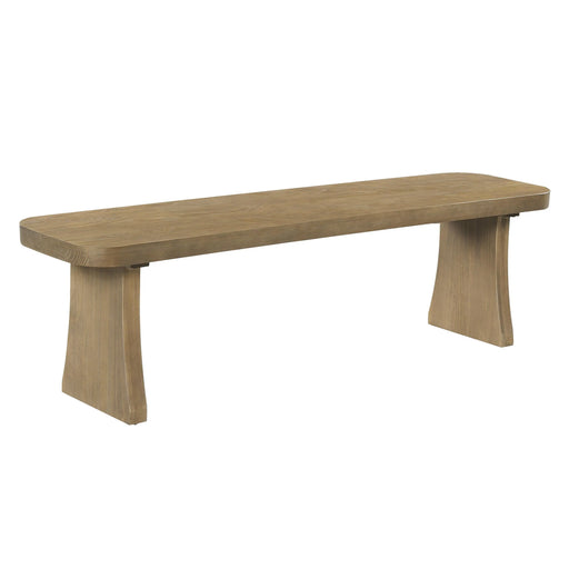 Everett Row Pine L Dining Bench | Glass House Furnishings