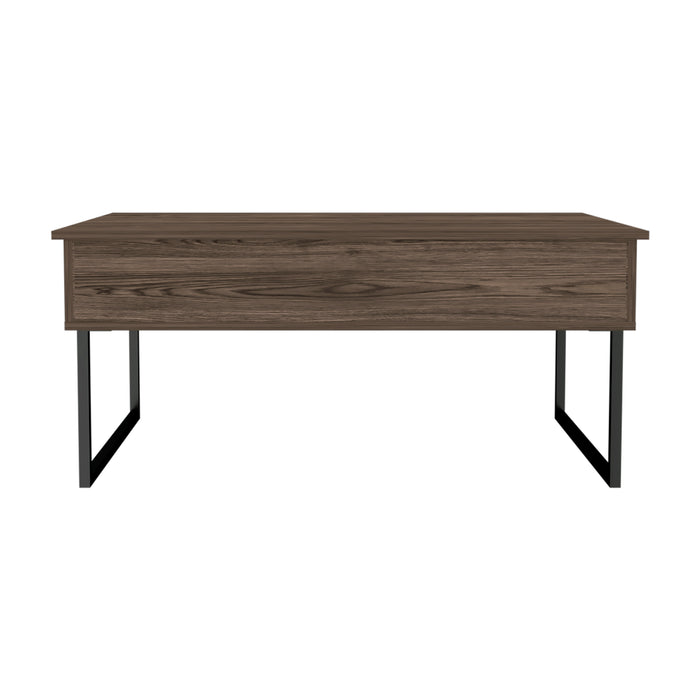 Trumbel Rectangle Lift Top  Coffee Table Dark Walnut