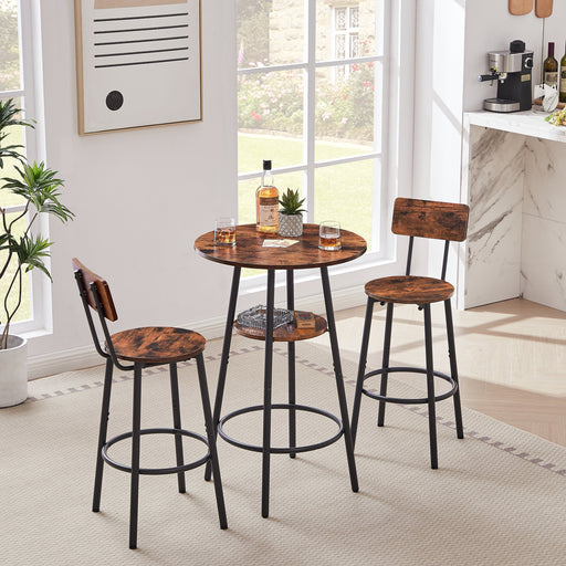 Kensington Round Bar Stool Furniture | Glass House Furnishings