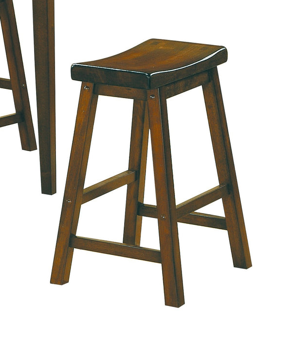 29" Bar Height Stools with Solid Wood Cherry Finish