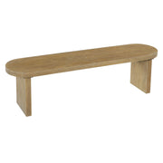 Indoor Pine Dining Bench, 62.9''L Solid Wood Seating, 350lbs Weight Capacity, Fits 3 People for Kitchen, Dining Room & Living Space Glass House Furnishings