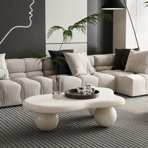 Monroe Gate Shaped Coffee Table | Glass House Furnishings