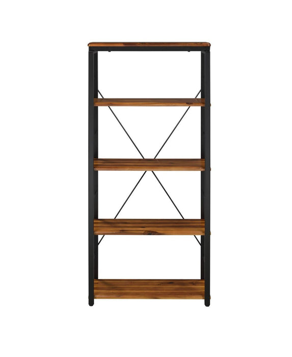 ACME Jurgen Bookshelf In Oak & Black