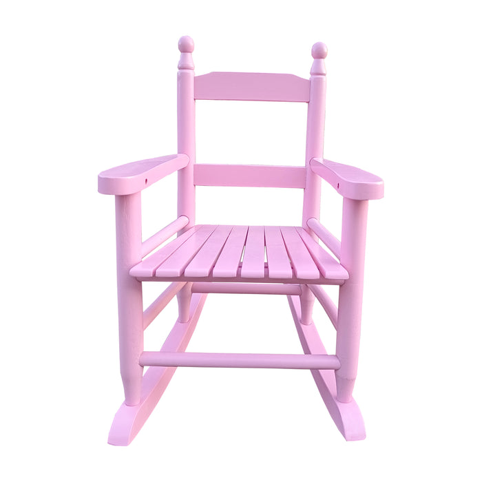 Light Pink Children's Rocking Chair, Indoor/Outdoor, Suitable For Kids, Durable