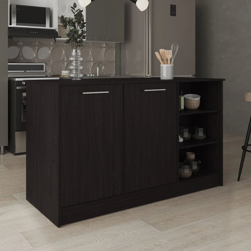 Ginger Kitchen Island Three Cabinet | Glass House Furnishings