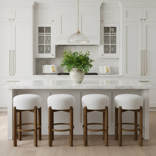 Vera Indoor Upholstered Barstool Furniture | Glass House Furnishings
