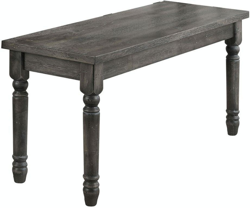 ACME Wallace Bench In Weathered Gray