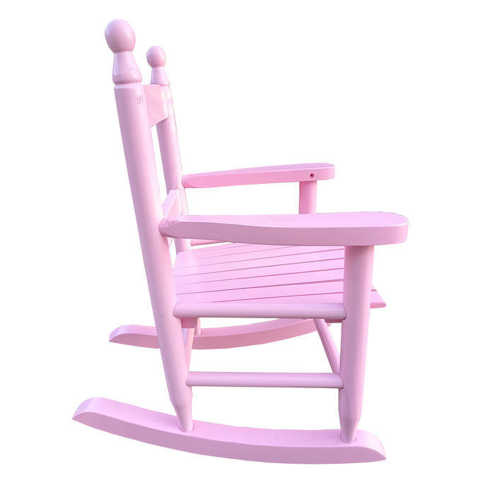 Light Pink Children's Rocking Chair, Indoor/Outdoor, Suitable For Kids, Durable