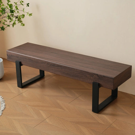 Cannes Farmhouse Indoor Kitchen Dining Bench | Glass House Furnishings