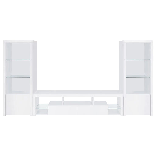 Lance White Gloss Tv Furniture | Glass House Furnishings