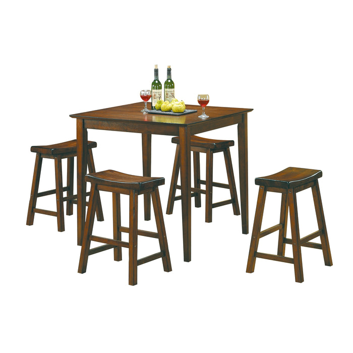 29" Bar Height Stools with Solid Wood Cherry Finish