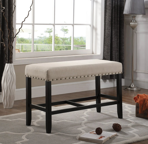 Biony Fabric Counter Height Dining Bench | Glass House Furnishings