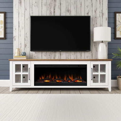 Verona Gate Fireplace Tvs Up TV Stand | Glass House Furnishings