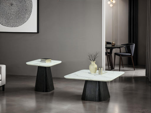 Pebble Square End Coffee Table | Glass House Furnishings