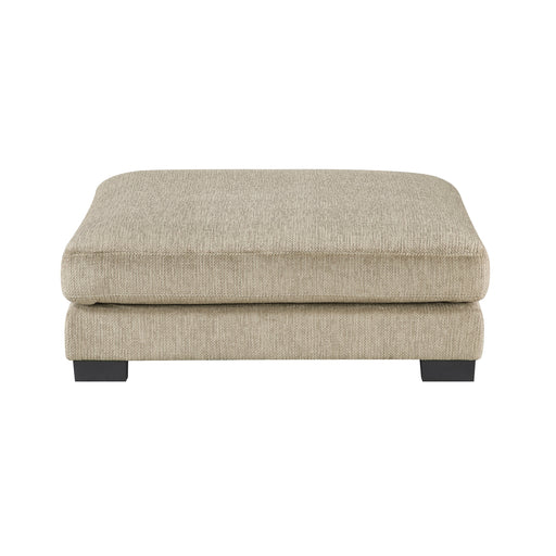 Haven Brown Modular Microfiber Upholstered Ottoman Glass House Furnishings
