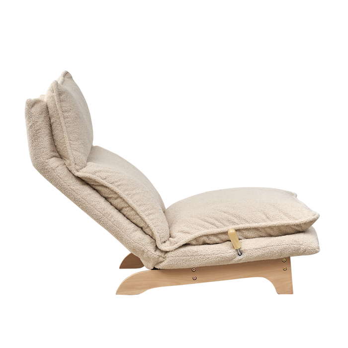 Lazy sofa balcony leisure chair bedroom sofa chair foldable reclining chair leisure single sofa functional chair