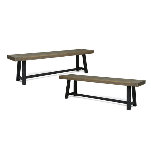 Everett Park Outdoor Bench | Glass House Furnishings
