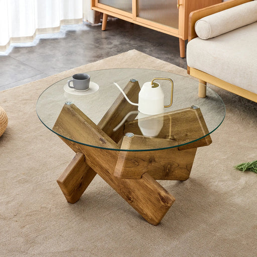 Circular Glass Coffee Table | Glass House Furnishings