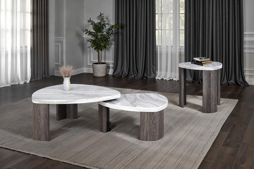 Triangle Nesting Coffee Table | Glass House Furnishings