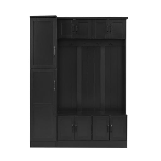 Vibe Haus Black Hall Tree | Glass House Furnishings
