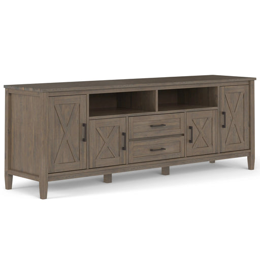 Ela Wide Wood In TV Stand | Glass House Furnishings