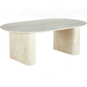 Extensible Table Leg for Dining, Office, or Coffee Table in American White Oak Finish with MDF Top Glass House Furnishings