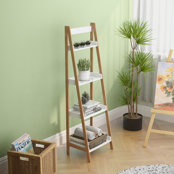 4-Tier Bookshelf Ladder