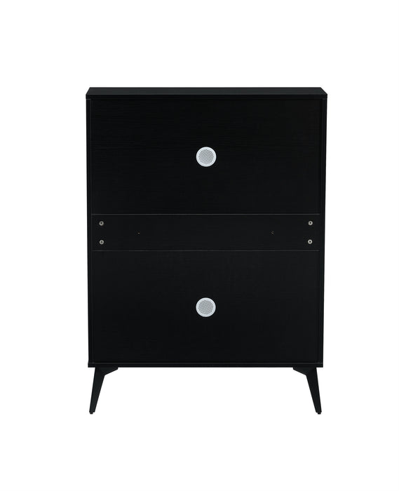 Shoe Cabinet , Shoe storage shelves, Black