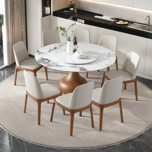 Nash Round Sintered Stone Dining Table | Glass House Furnishings