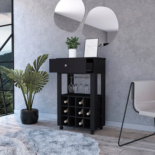 Bar Cart Bayamon Twelve Furniture | Glass House Furnishings