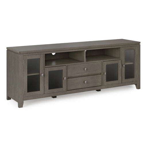 Cosmopolitan Wide Wood In TV Stand | Glass House Furnishings