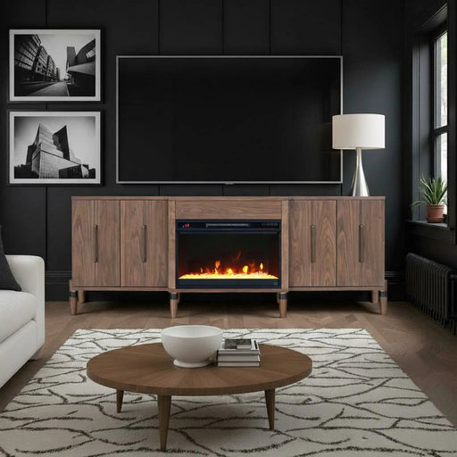 Verona Point Fireplace Tvs Up TV Stand | Glass House Furnishings