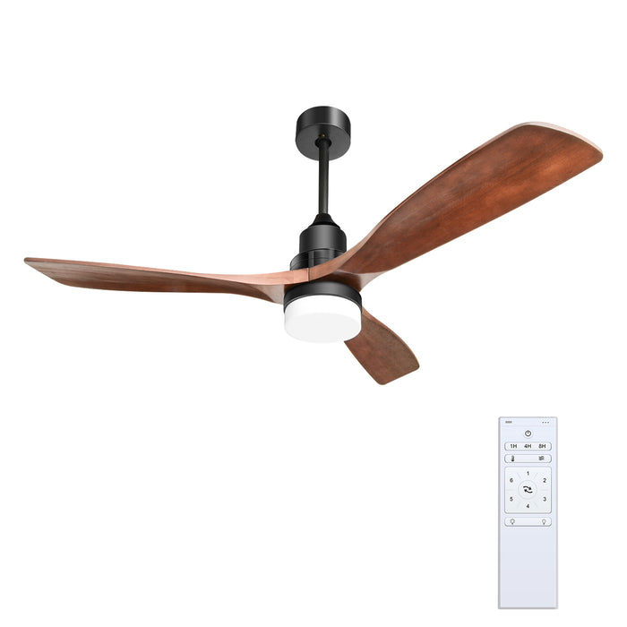 52-Inch Ceiling Fan Light With 6-Speed & Remote, Reversible Energy Saving DC Motor