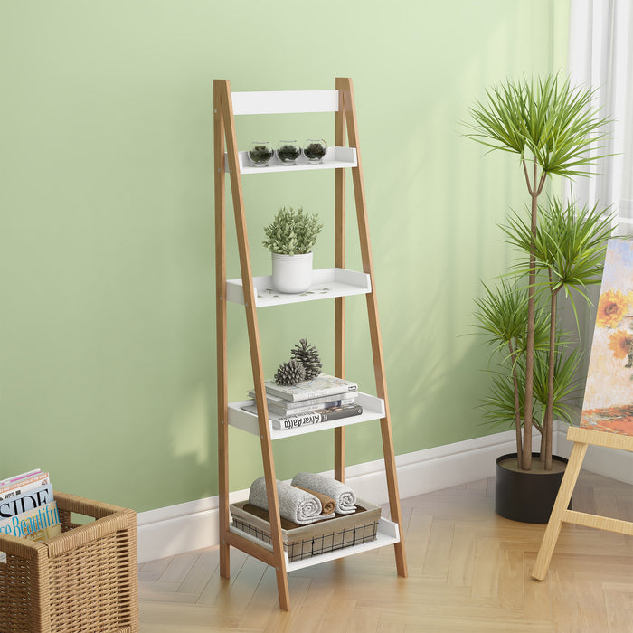 4-Tier Bookshelf Ladder