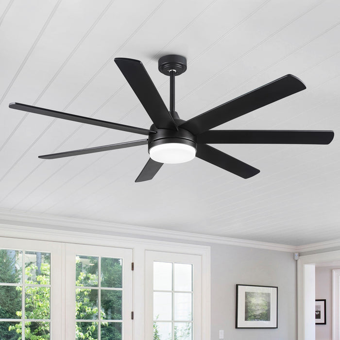 72-inch Farmhouse Ceiling Fan With Plywood Blades, Ideal For Dining Room